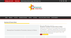 Desktop Screenshot of cameroononlinenews.com