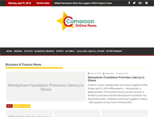 Tablet Screenshot of cameroononlinenews.com